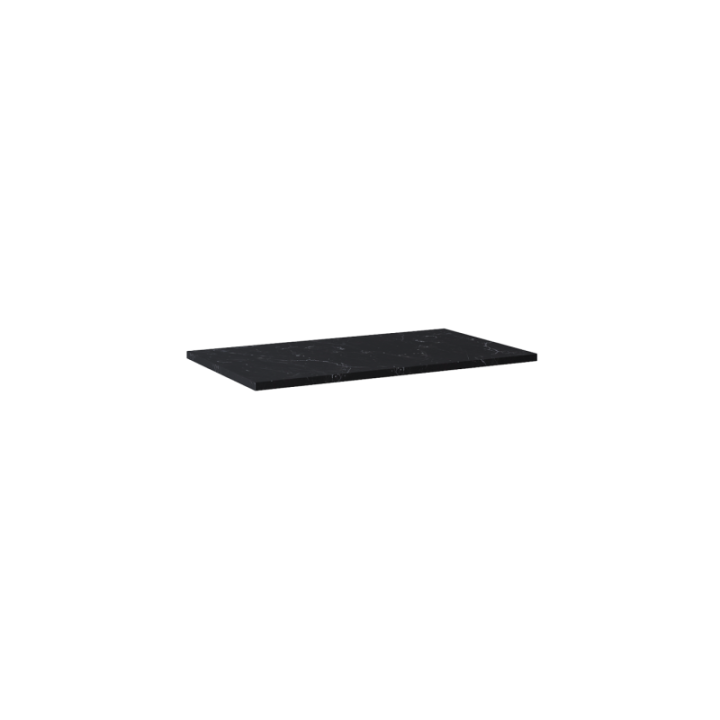 Blat pełny ELITA LOOK 80.6x2x46 cm czarny marmur 167481
