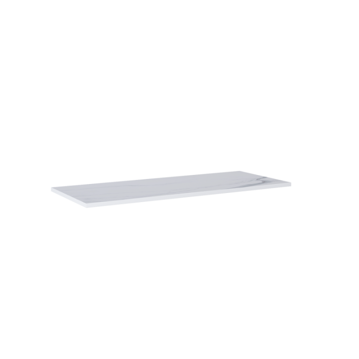 Blat pełny ELITA LOOK 121x2x46 cm biały marmur 167403