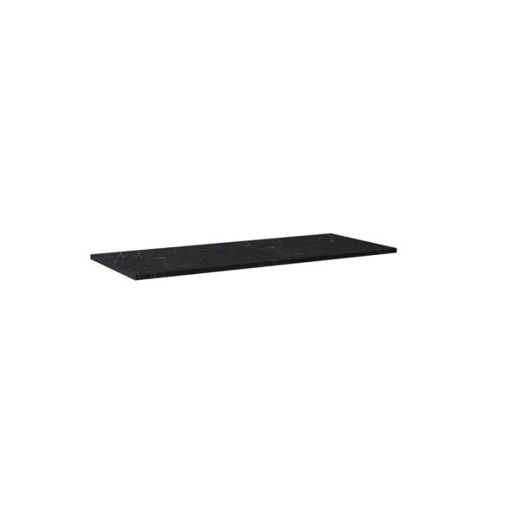 Blat pełny ELITA LOOK 121x2x46 cm czarny marmur 167483