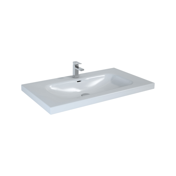 Umywalka meblowa ELITA IWA 90 95x5x50.5 cm z otw. biała 145300