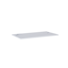 Blat pełny ELITA LOFTY 91.4x2x49.4 cm biały marmur 167474