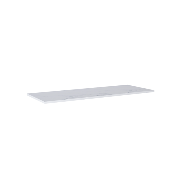 Blat pełny ELITA LOFTY 141.5x2x49.4 cm biały marmur 167437