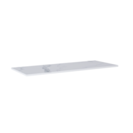 Blat pełny ELITA LOFTY 143.4x2x49.4 cm biały marmur 167806