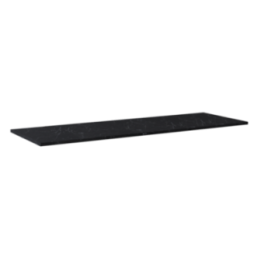 Blat pełny ELITA LOFTY 193.7x2x49.4 cm czarny marmur 167479