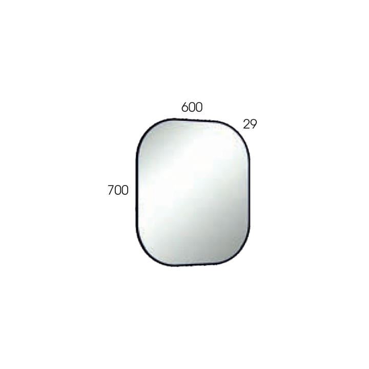 Lustro LED ELITA SHARON 60x70 cm 167660