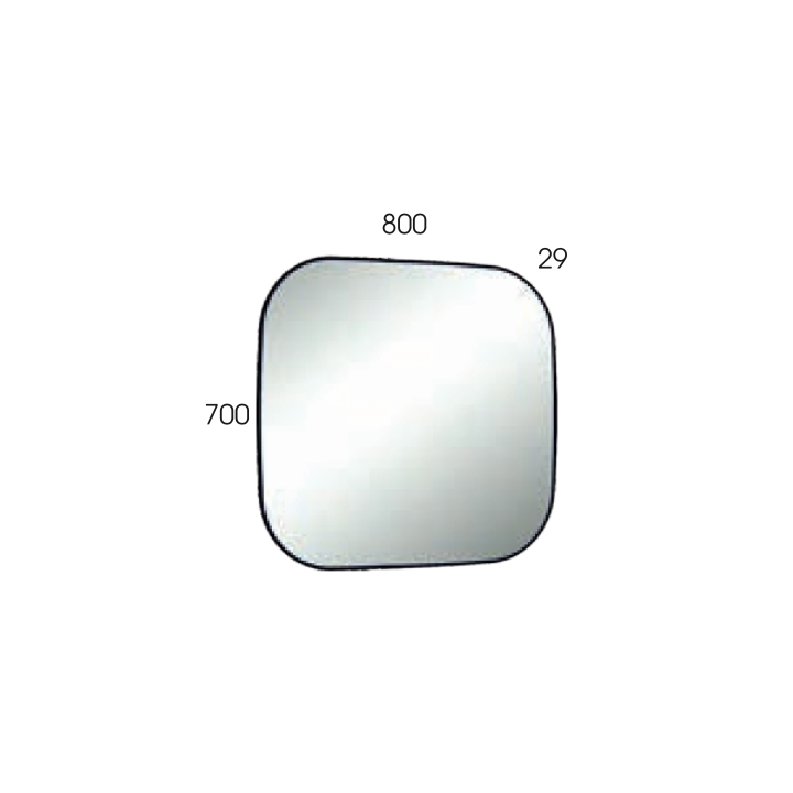Lustro LED ELITA SHARON 80x70 cm 167661