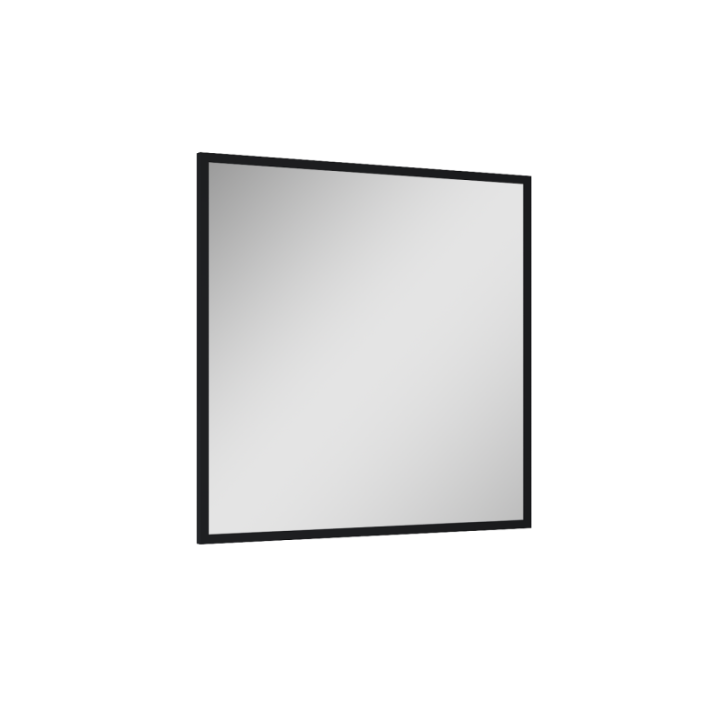 Lustro w czarnej ramie ELITA 80x80 cm 167582