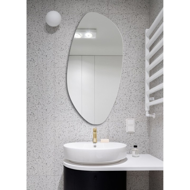 LUSTRO ROCO ELONG – PODŁUŻNE, O NIEREGULARNYM OBŁYM KSZTAŁCIE 70x140cm GIERADESIGN ROC/EL/70X140