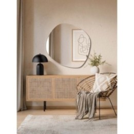LUSTRO ROCO WIDE – O NIEREGULARNYM OBŁYM KSZTAŁCIE 80CM GIERADESIGN ROC/WD/80