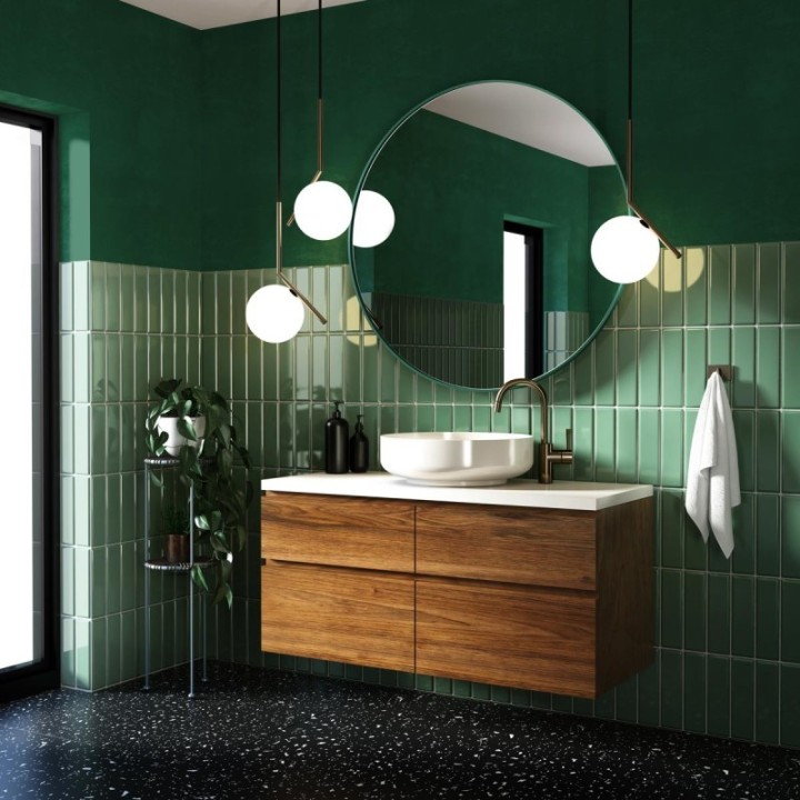 LUSTRO SCANDI SLIM – ZIELONA RAMA 90CM GIERADESIGN SCD/SL/Z/90