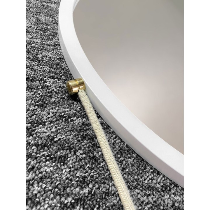 LUSTRO SCANDI POWER CREAM – WISZĄCE BIAŁE 70CM GIERADESIGN SCP/CR/W/70