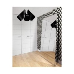 LUSTRO Z LUSTRZANYM BOKIEM SILVER BLOCK 60x160cm GieraDesign SBL/60x160