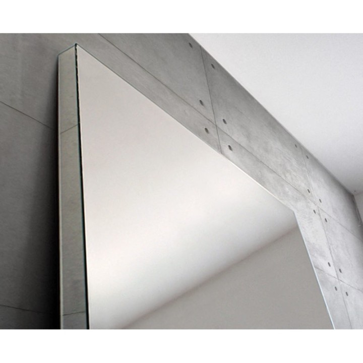 LUSTRO Z LUSTRZANYM BOKIEM SILVER BLOCK 60x160cm GieraDesign SBL/60x160