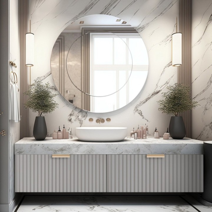 LUSTRO MODERN LINE OPTI WHITE 70cm GieraDesign MDL/S/70