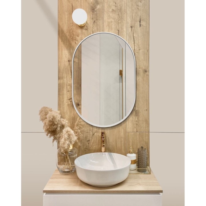 LUSTRO AMBIENT SLIM – W BIAŁEJ RAMIE 80x100CM GIERADESIGN AMB/SL/W/80X100