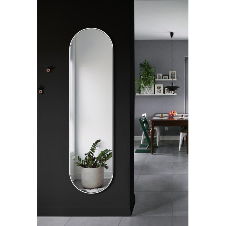 LUSTRO AMBIENT SLIM – W BIAŁEJ RAMIE 80x100CM GIERADESIGN AMB/SL/W/80X100