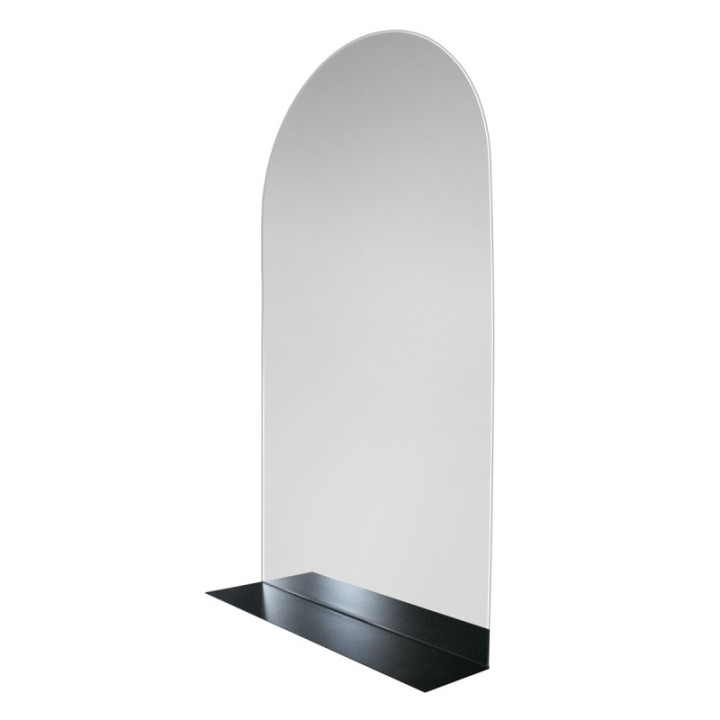 LUSTRO ARCO – PÓŁOKRĄGŁE Z METALOWĄ PÓŁKĄ 40X70CM GIERADESIGN ARC/40X70