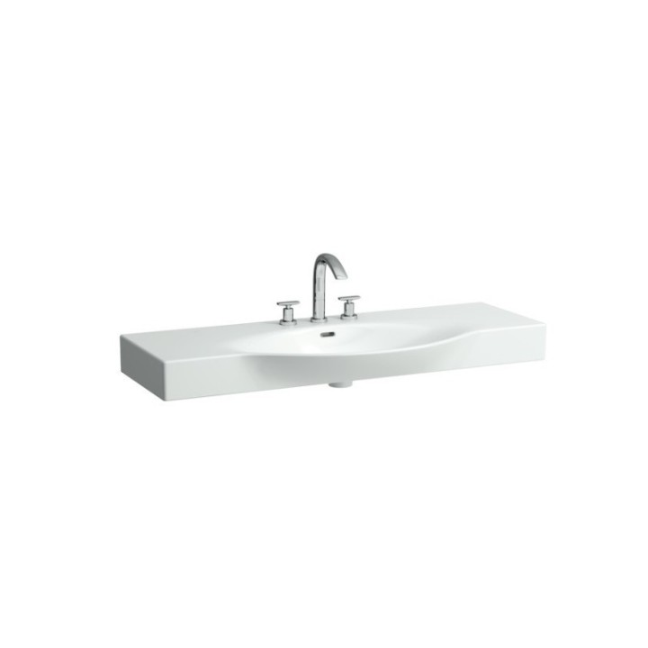 Umywalka ścienna Laufen Palace 1200x510mm z 1 otw. biała H8117040001041