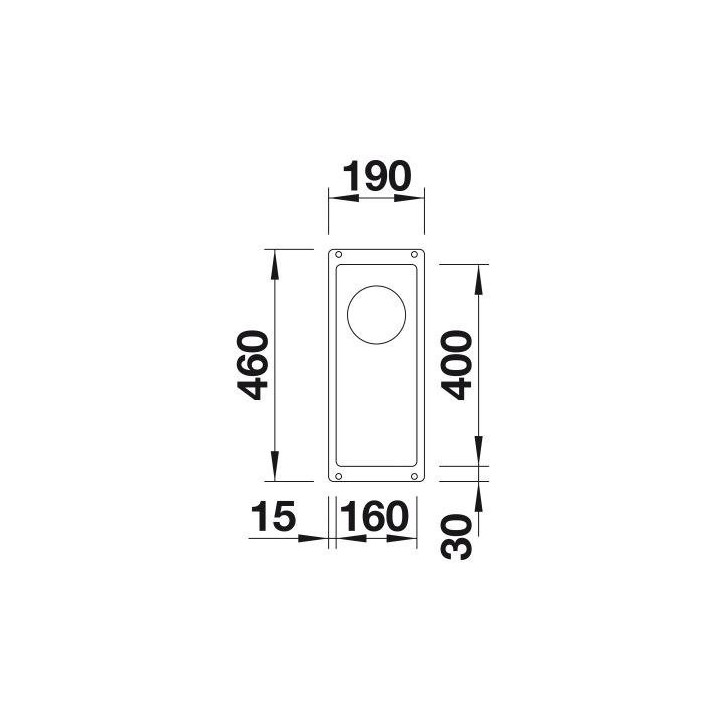 Komora podwieszana BLANCO SUBLINE 160-U SILGRANIT PURADUR czarna 525981