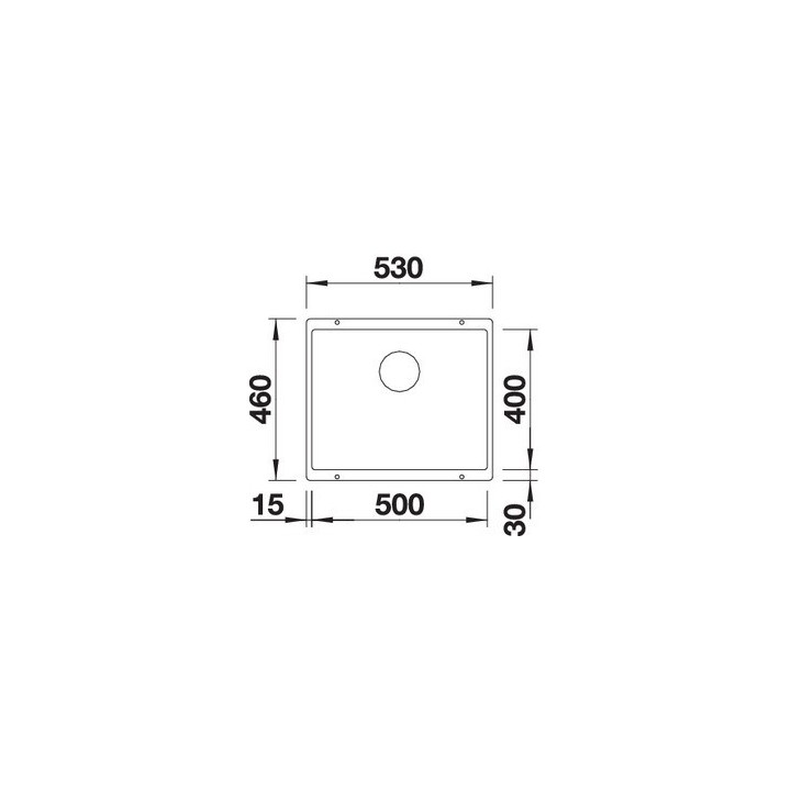 Zlewozmywak BLANCO SUBLINE 500-U SILGRANIT PURADUR czarny 525995