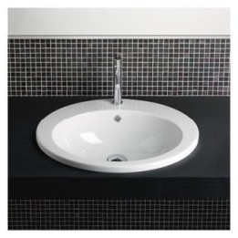 UMYWALKA WPUSZCZANA W BLAT CATALANO INCASSO 61X51 BIAŁA 1JOIN00