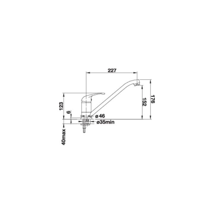 Bateria zlewozmywakowa DARAS SILGRANIT-LOOK czarna 526152