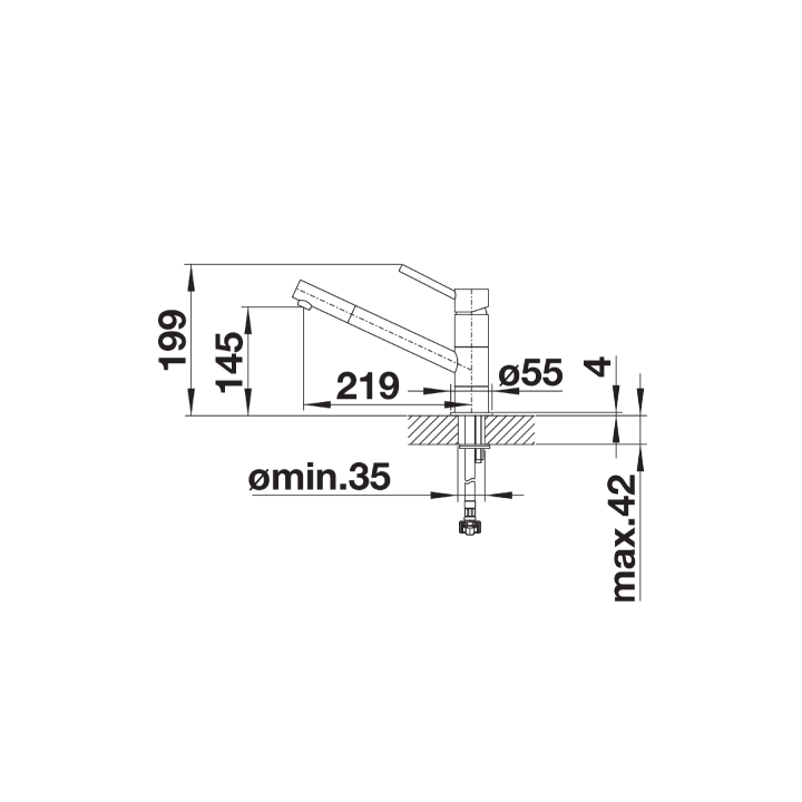 Bateria zlewozmywakowa KANO SILGRANIT-LOOK biała/chrom 525030