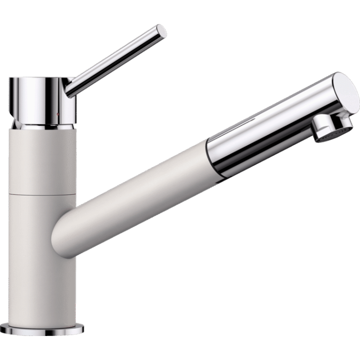 Bateria zlewozmywakowa KANO-S SILGRANIT-LOOK biały/chrom 525040