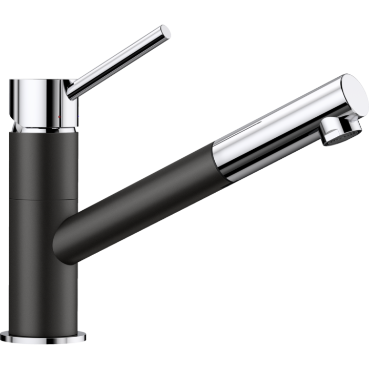 Bateria zlewozmywakowa KANO-S SILGRANIT-LOOK czarna/chrom 526174