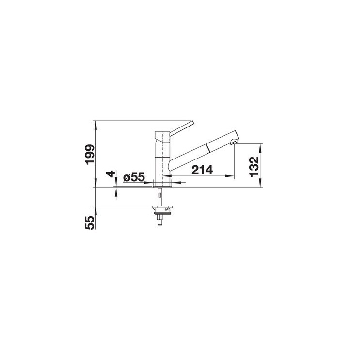 Bateria zlewozmywakowa KANO-S SILGRANIT-LOOK kawa/chrom 525043