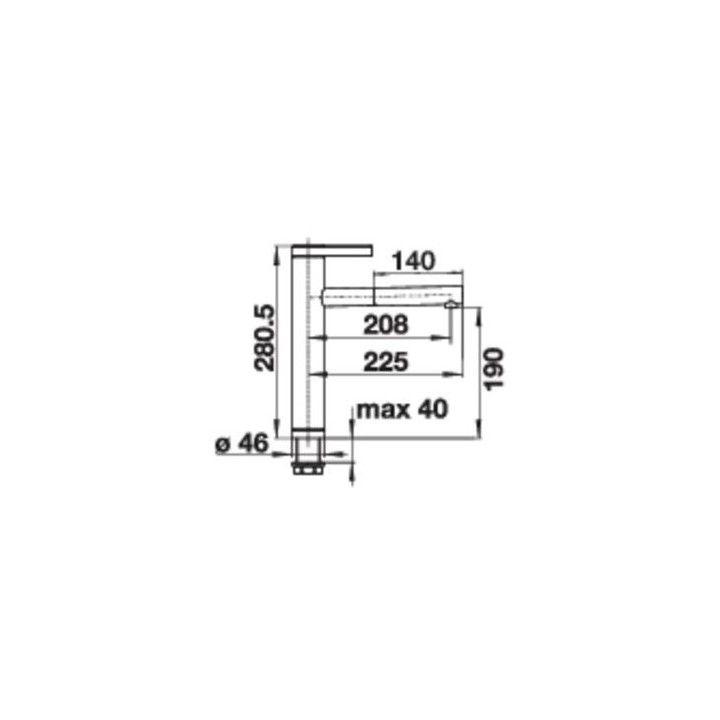 Bateria zlewozmywakowa LINEE-S SILGRANIT-LOOK czarna/chrom 526171