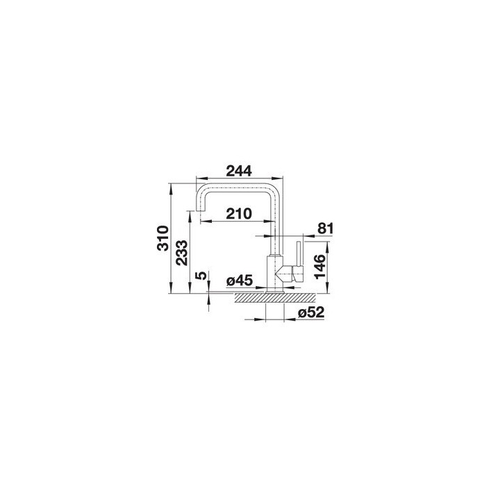 Bateria zlewozmywakowa MILI SILGRANIT-LOOK czarna 526159