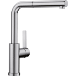 Bateria zlewozmywakowa LANORA-S-F stal szczotkowana 526180
