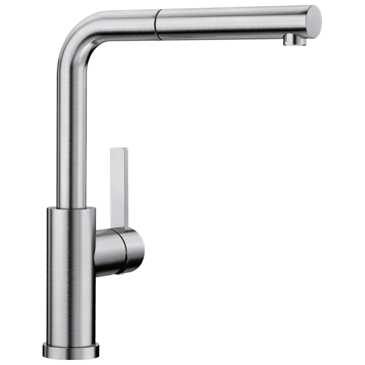 Bateria zlewozmywakowa LANORA-S-F stal szczotkowana 526180