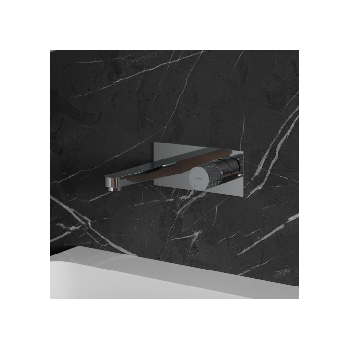 Bateria umywalkowa Omnires Contour podtynkowa chrom CT8015CR
