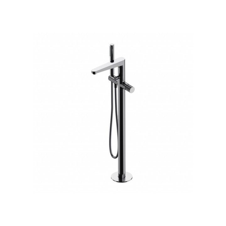 Bateria wannowa wolnostojąca Omnires Contour chrom CT8033CR