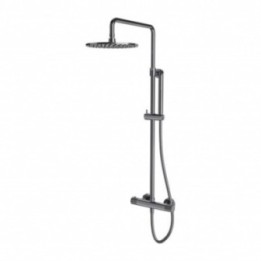 Termostatyczny zestaw prysznicowy Omnires Contour natynkowy chrom CT8044CR