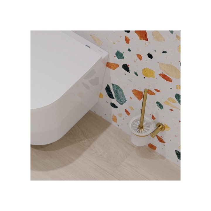 Szczotka WC wisząca Omnires Modern Project złoty szczotkowany MP60620GLB