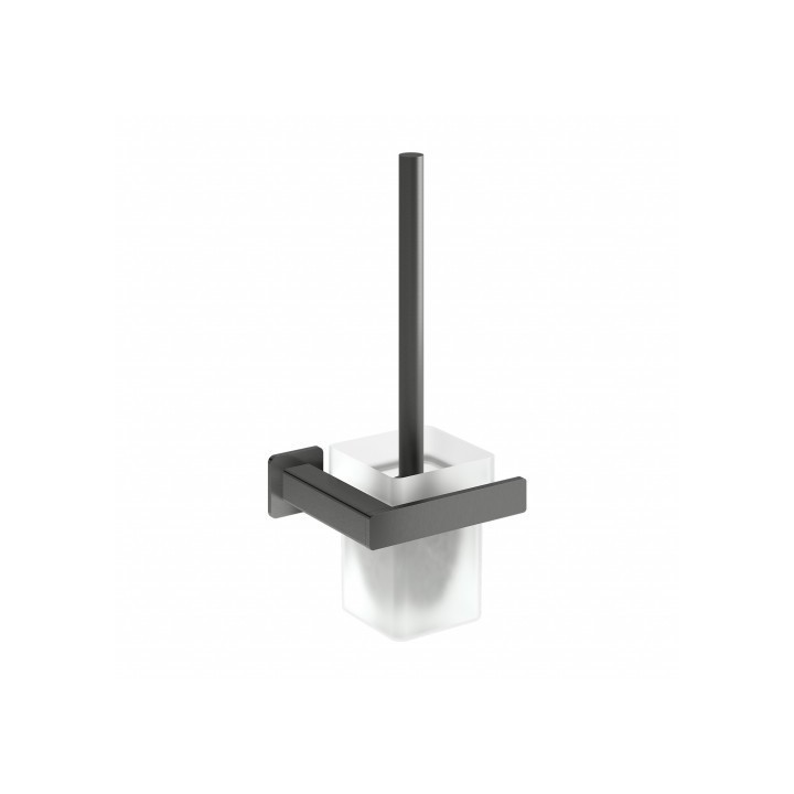 Szczotka wisząca Wc Omnires Nelson grafit NL80620GR