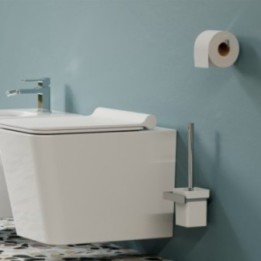 Szczotka wisząca Wc Omnires Nelson chrom NL80620CR