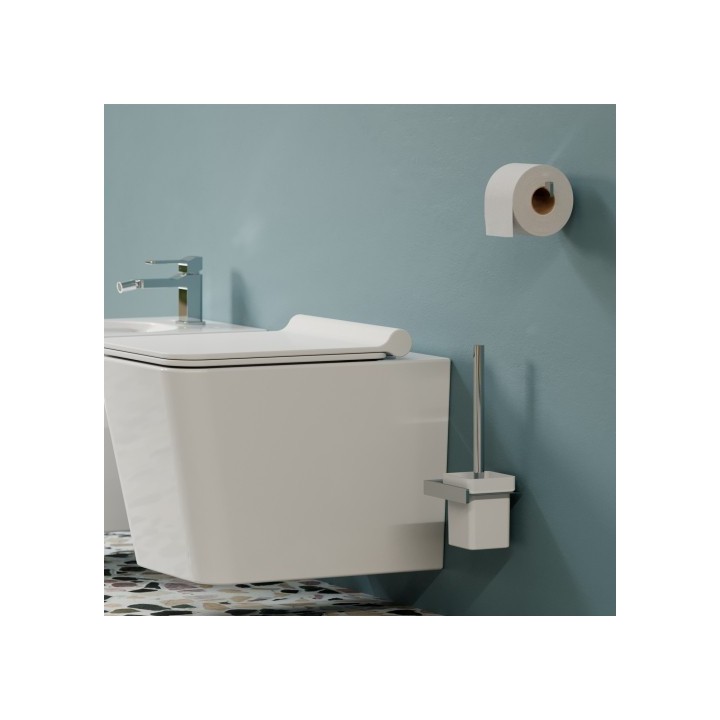 Szczotka wisząca Wc Omnires Nelson chrom NL80620CR