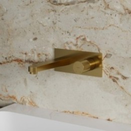 Bateria umywalkowa Omnires Contour podtynkowa złoty szczotkowany CT8015GLB