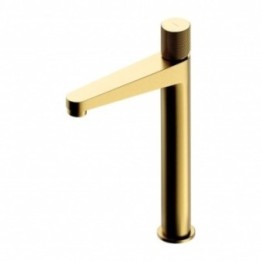 Bateria umywalkowa Omnires Contour wysoka złoty szczotkowany CT8012GLB