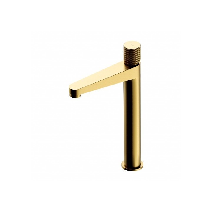Bateria umywalkowa Omnires Contour wysoka złoty szczotkowany CT8012GLB
