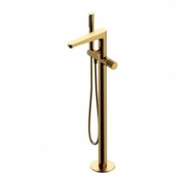 Bateria wannowa Omnires Contour wolnostojąca złoto szczotkowane CT8033GLB