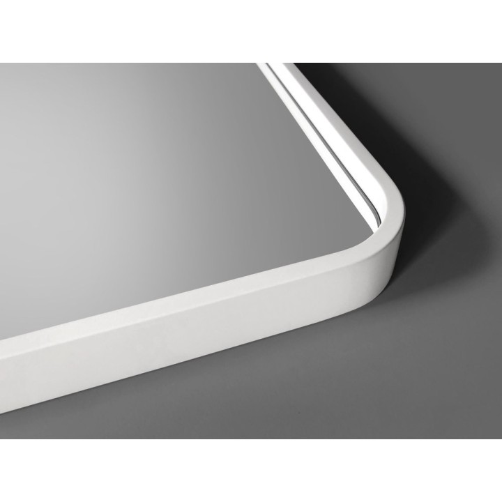 LUSTRO BILLET GIERADESIGN 40X90CM– BIAŁE Z ZAOKRĄGLONYMI ROGAMI BIL/SL/W/40x90