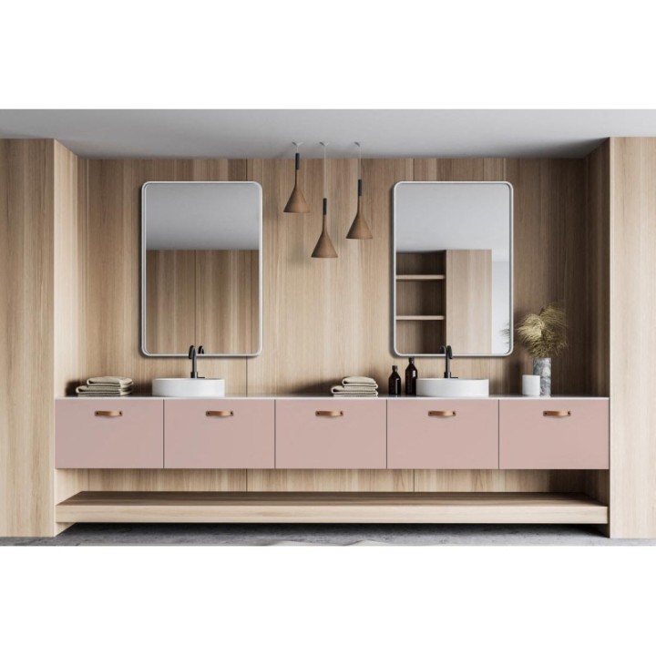 LUSTRO BILLET GIERADESIGN 50X170CM– BIAŁE Z ZAOKRĄGLONYMI ROGAMI BIL/SL/W/50x170