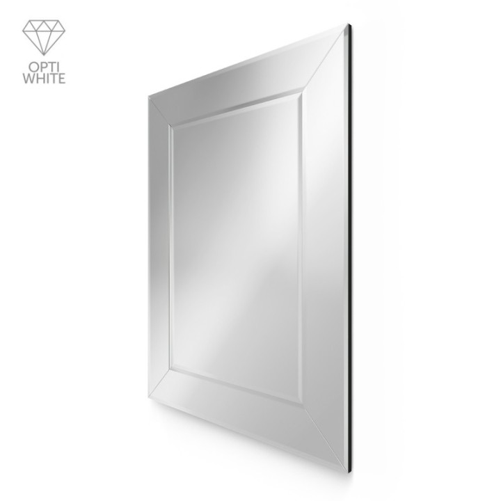 LUSTRO CRISTAL z czarną płytą 90x90cm GieraDesign CRS/PB/90x90
