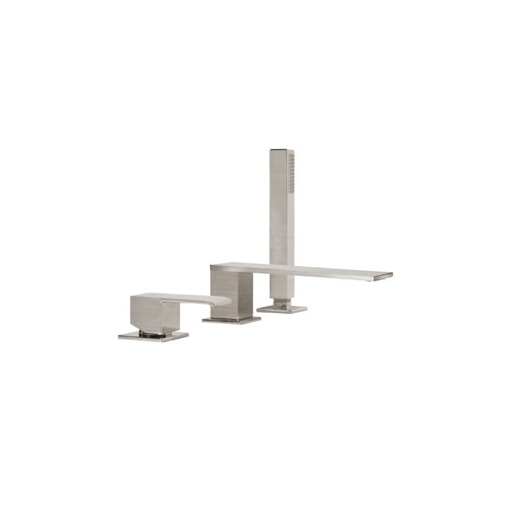 Bateria wannowa Tres Cuadro Exclusive trzyotworowa stal 00616105AC