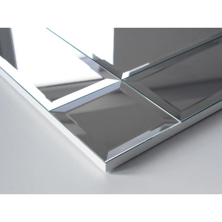 LUSTRO FAZIZ z białą płytą 80x100cm GieraDesign FZS/PW/80x100